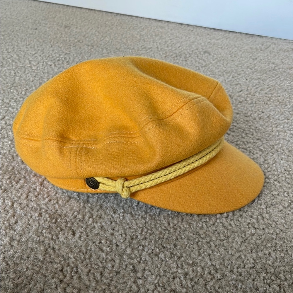 Brixton Mustard fiddler cap